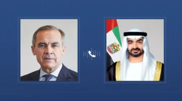 رئيس الدولة يتلقى اتصالاً هاتفياً من رئيس وزراء كندا